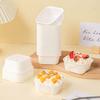 50Pcs Muffin Cup Easy To Release Disposable Non-stick High-temperature Resistant Roll-rim Design Baking Paper Thickened
