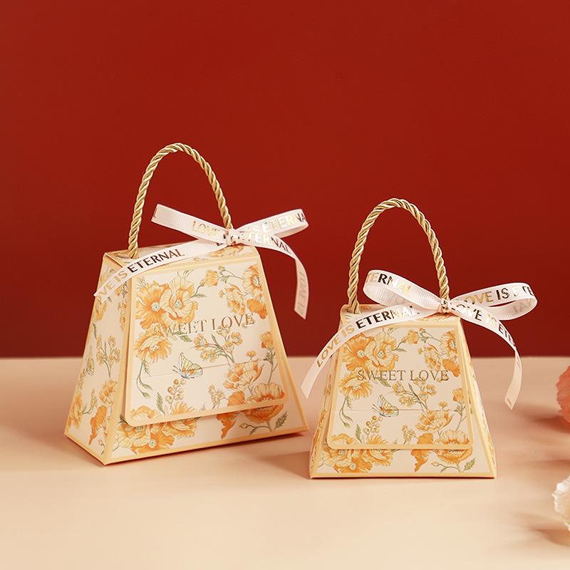 2025 High-End European Wedding Candy Gift Box - Elegant Empty Candy Box for Weddings & Engagements
