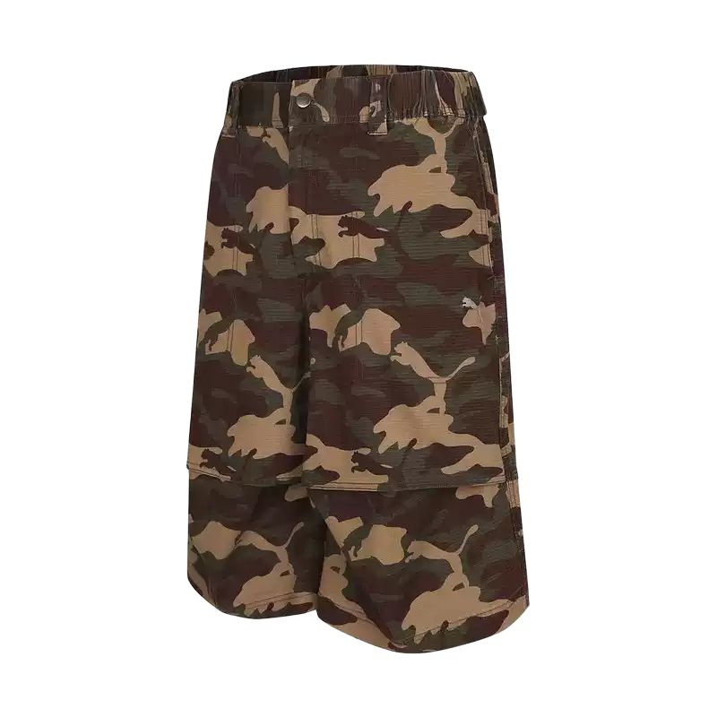 Puma Sports Elastic Waist Woven Camouflage Casual Shorts Men shorts 63847881 XL