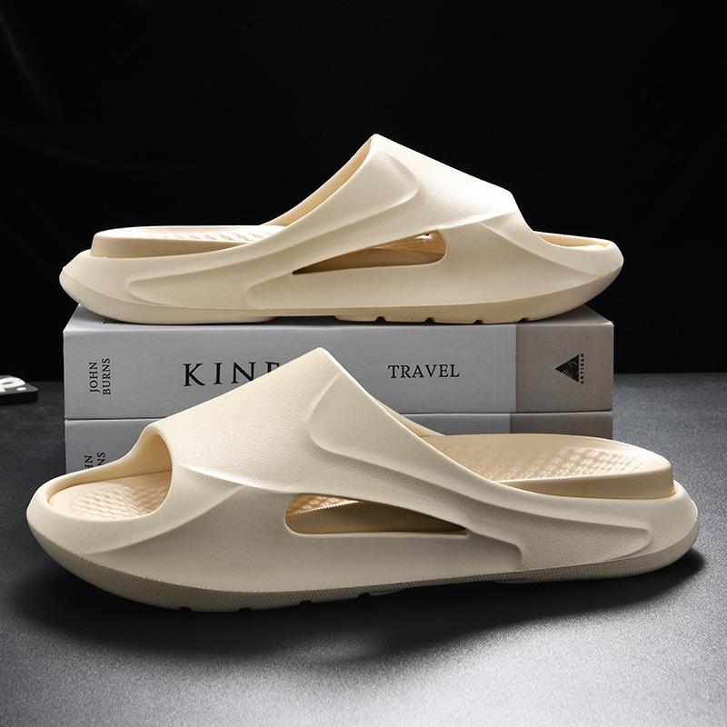 New slippers men's summer fashion simple outer wear thick bottom non-slip outdoor sports leisure beach men's one-word drag