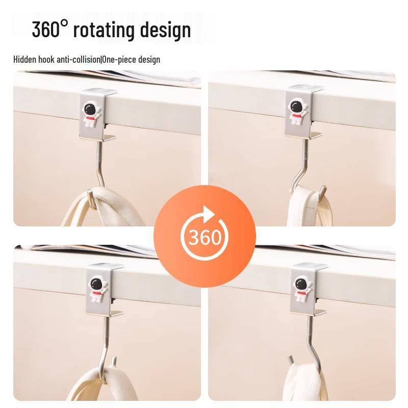 Removable Strong Load-Bearing Hook for Desks & Backpacks