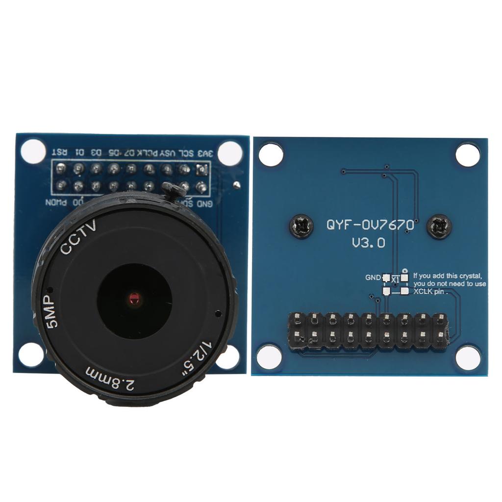 5MP OV7670 Kameramodul Justerbar Makro CS Metallfäste 2.8mm Fokus för DIY-utveckling