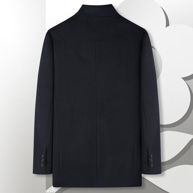 Montagut Men's Pure Wool Lapel Overcoat