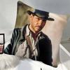Hot I Indiana Jones Movie Pillow Case Square Pillow Bedroom Sofa Leisure Comfort Cushion Car Home Decoration