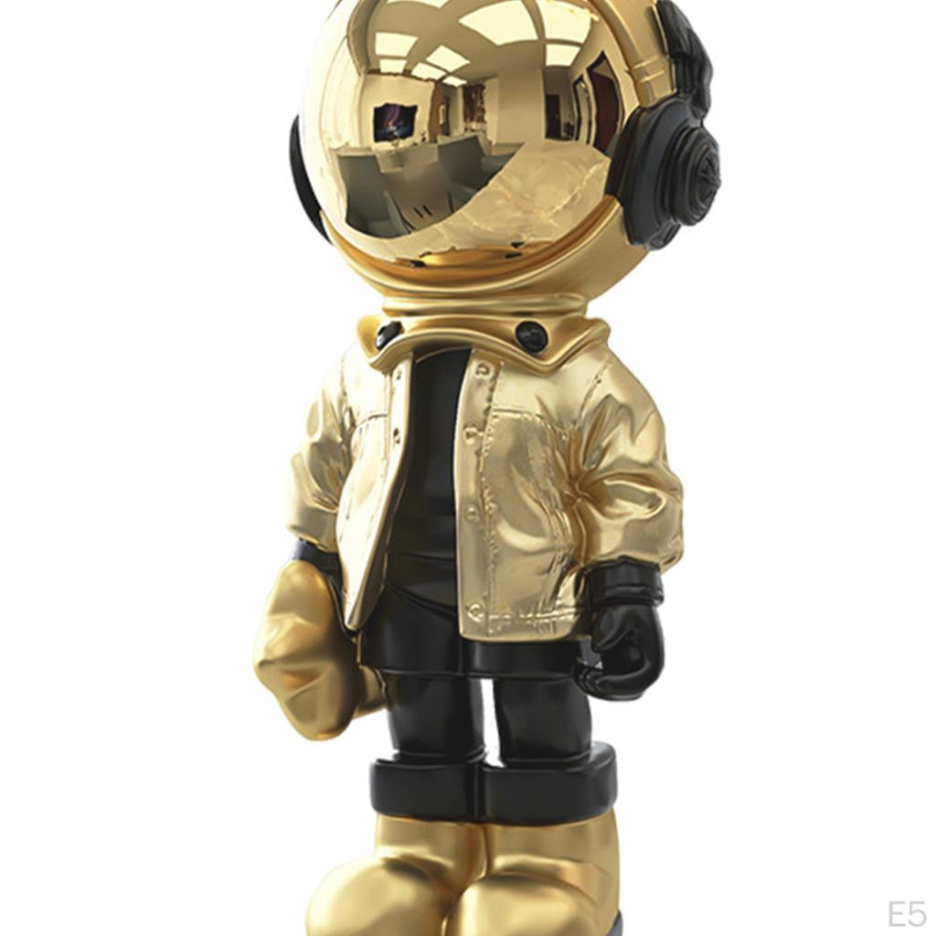 Soška astronauta Dárek Miniatury Doplňky pro Stolní Dekoraci Kancelář Děti