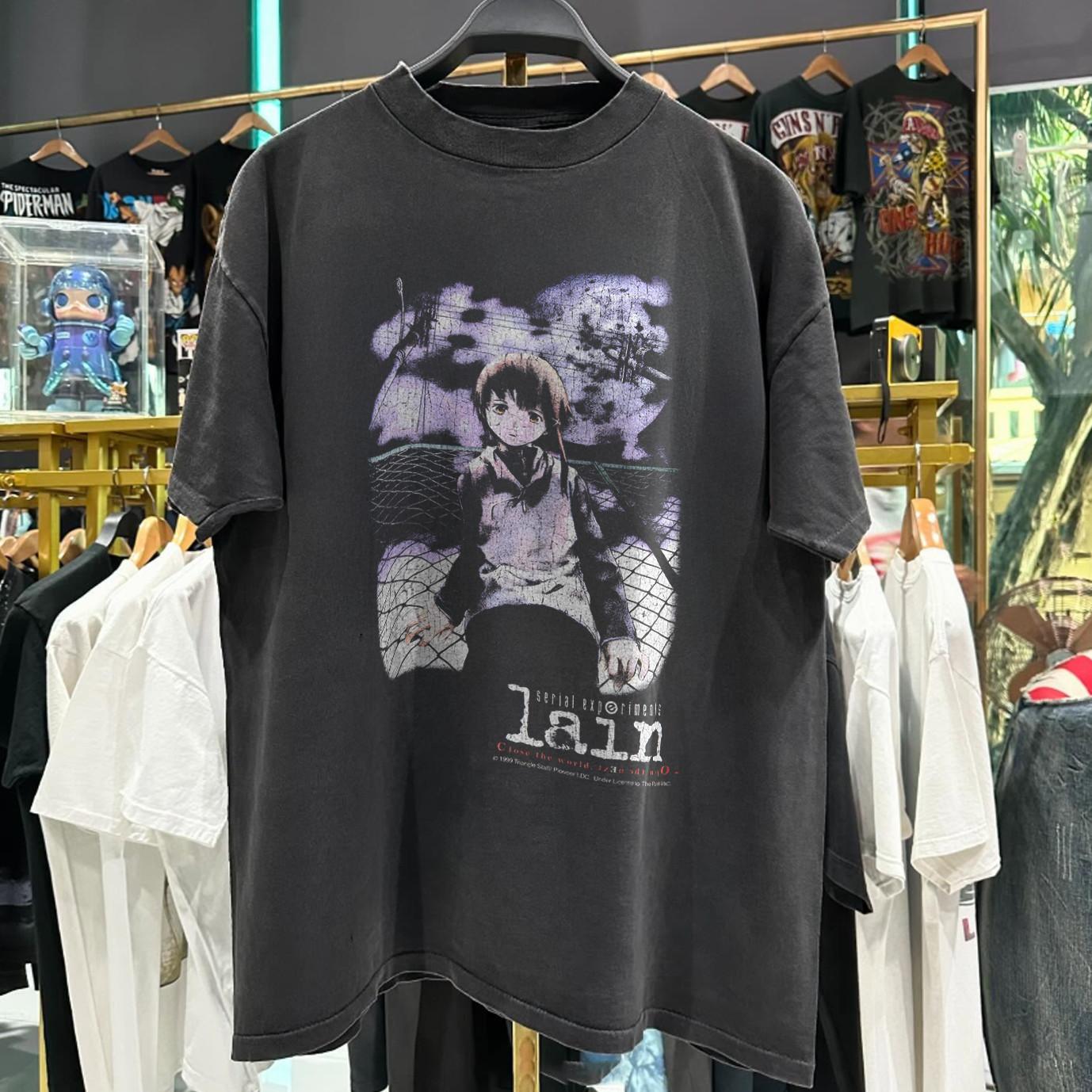 

1999 SERIAL EXPERIMENTS LAIN Anime Movie Black Unisex Shirt Men Women WA2710 Unisex T-Shirt S