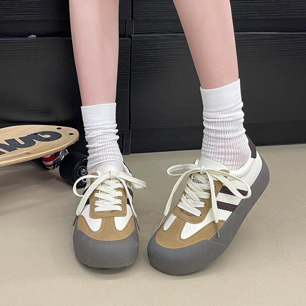Women's Platform New Forrest Gump Training Shoes Heightening Student Casual Board Shoes Muffin Hundred Tower Single Shoes