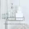 Stainless Steel Faucet Hanging Sink Storage Rack for Bathroom Kitchen