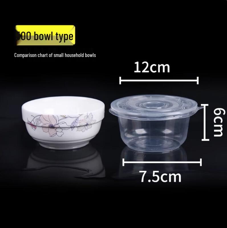 Biaoxing Round Disposable Plastic Soup Bowls
