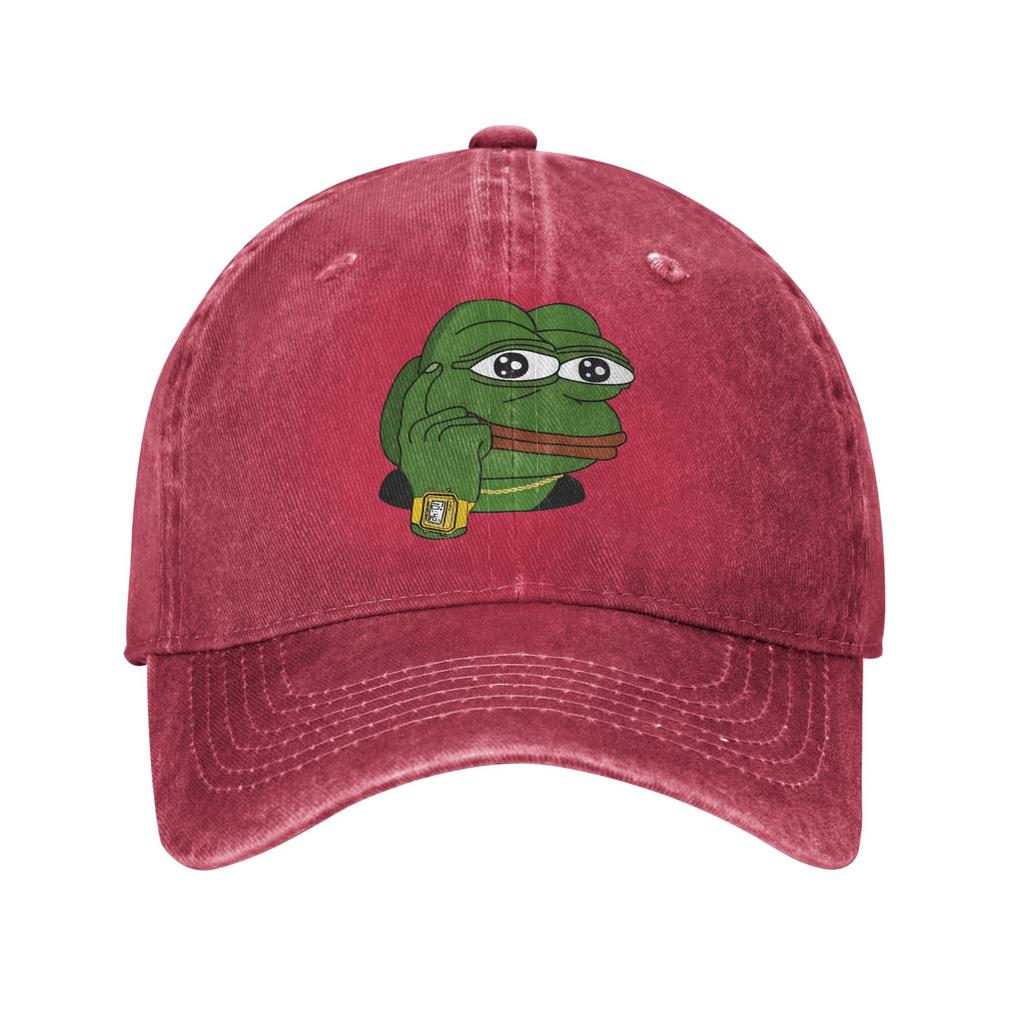 Baseballová čepice Pepe the Frog Letní Streetwear Truckerka Unisex Dospívající Vlastní DIY Venkovní Sport Dropshipping Baseballové čepice