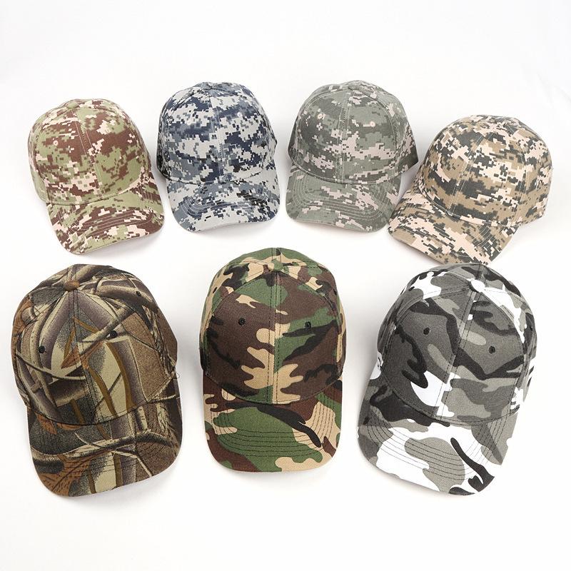 Baseball Cap Men's Sun Hat Fishing Baseball Cap Outdoor Camouflage Sun Hat Military Training Sports Team Building Middle Aged Hat