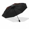 Symbols Glass Pattern Umbrella, Portable and Foldable Design, 8 Ribs, a Casual Accessory for Halloween, Christmas, and Birthday Gifts.