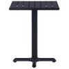 Garden Table Black 60x60x75 cm