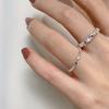 Bf Club Copper Color Rings For Women Fashion Geometric Handmade Irregular Vintage Simple Colorful Open Ring Party Christmas Gift