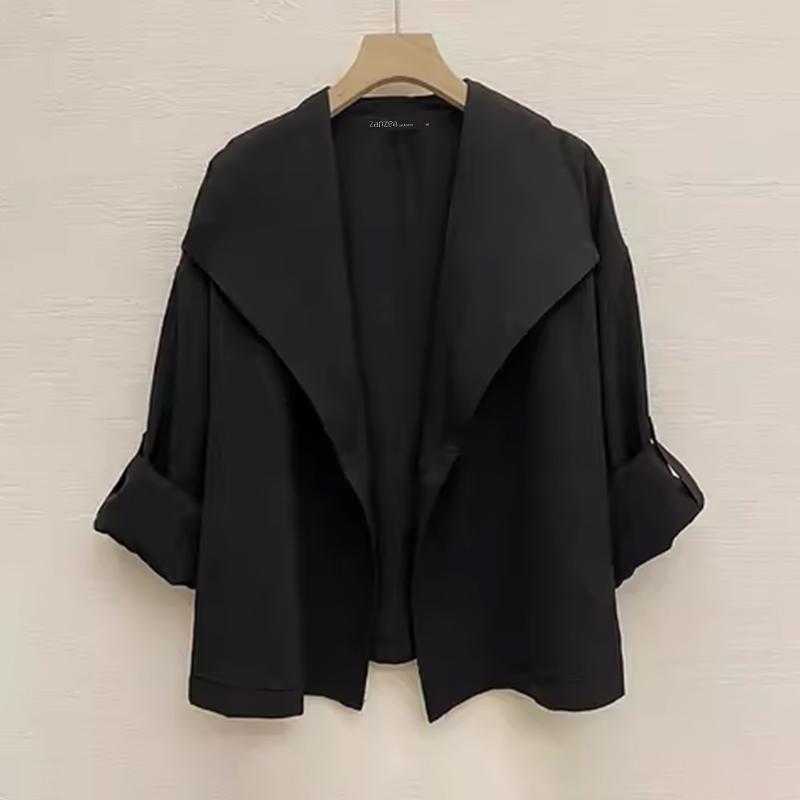 ZANZEA Женский повседневный кардиган с воротником-лацканом, свободный ...