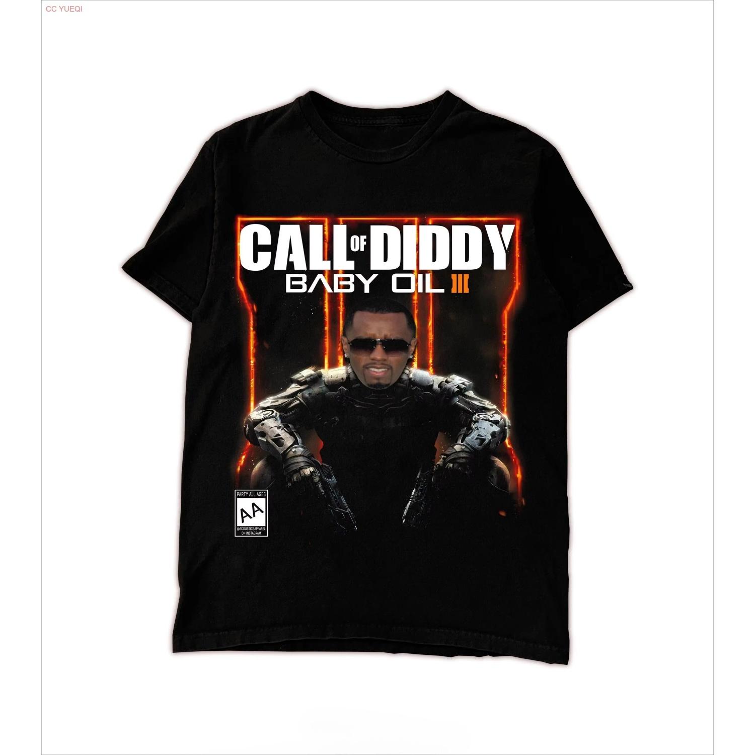 

2026 Мужская Женская Call of Diddy Вечеринка Мозговая Гниль Сигма Футболка с Длинным или Коротким Рукавом S разноцветный