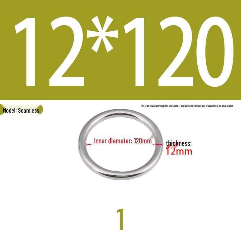 304 Stainless Steel Seamless O-Ring for Lifting and Hammock Yoga Connection