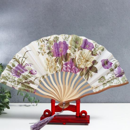 Exquisiter Tanzfächer Dekorative Partydekoration Faltbar