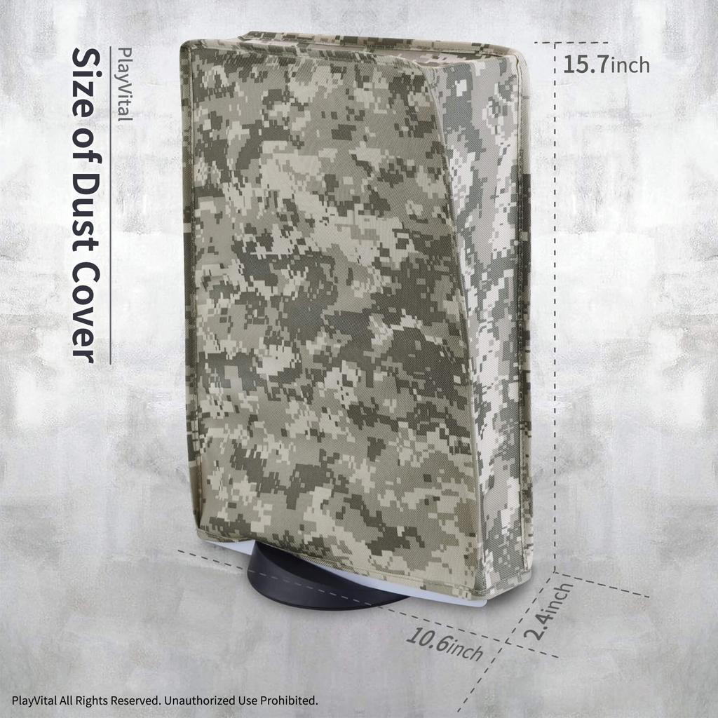 PlayVital Nylon Dust Cover Can Be Applied To Soft and Clean Dust Cover Can Be Applied To PlayStation 5 The Waterproof Cover Is Compatible with the
