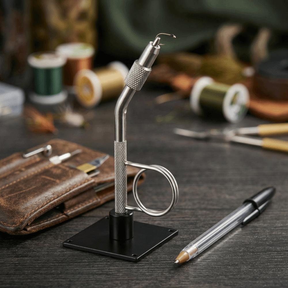 Rotary Fly Binding Vise with Stable Base Lure Making Vise Fly Tying Vise for Fishing Beginners