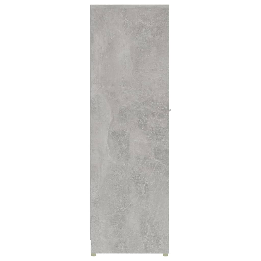 Bathroom Cabinet Concrete Grey 30 X 30 X 95 Cm Particleboard