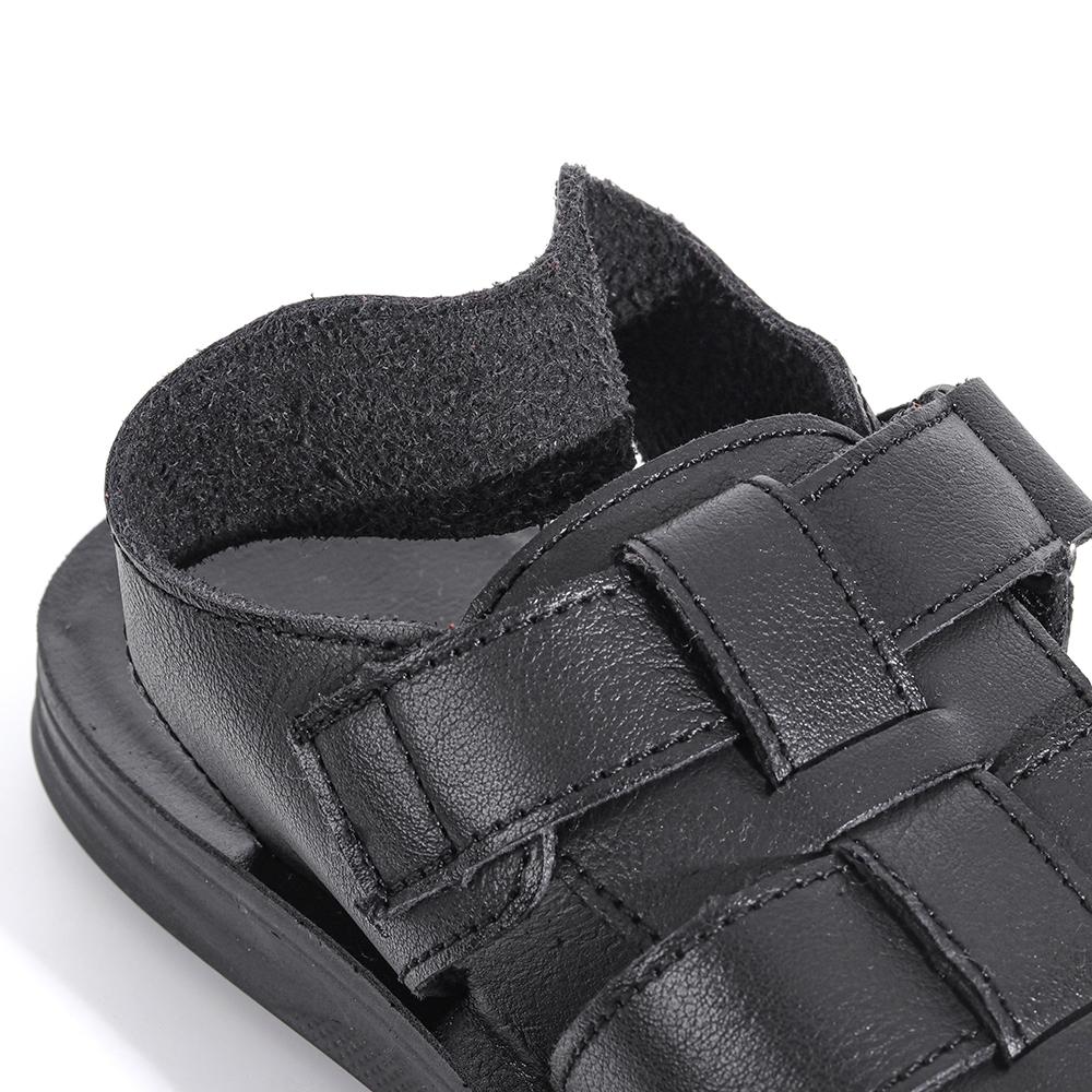 Kožené pánské sandály Pohodlné lehké retro sandály letní pánské boty