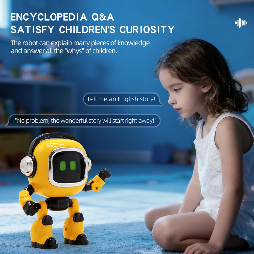 Deepseek Ai Voice Rc Robot Intelligent Voice Control Storyteller Encyclopedia Q&A Life Assistant Educational Toy For Boys Kids