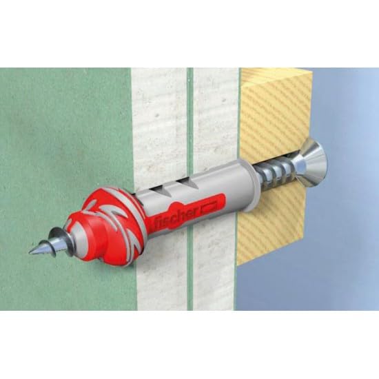 Fischer Plastic Anchor Plug & Screw Set FIXtainer DuoPower DuoTec DuoBlade DuoPower 6x30 / DuoTec 10 / DuoBlade 548864