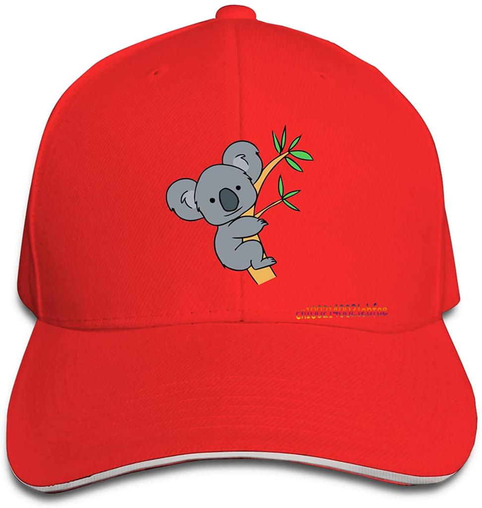Koala Bear Baseball Hat Sandwich Cap Sun Hats Vintage Unisex Adjustable of Washable Trucker Caps