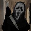 Halloween New Ghost Face Mask COS Costume Party Props with Rhinestones Screaming Mask