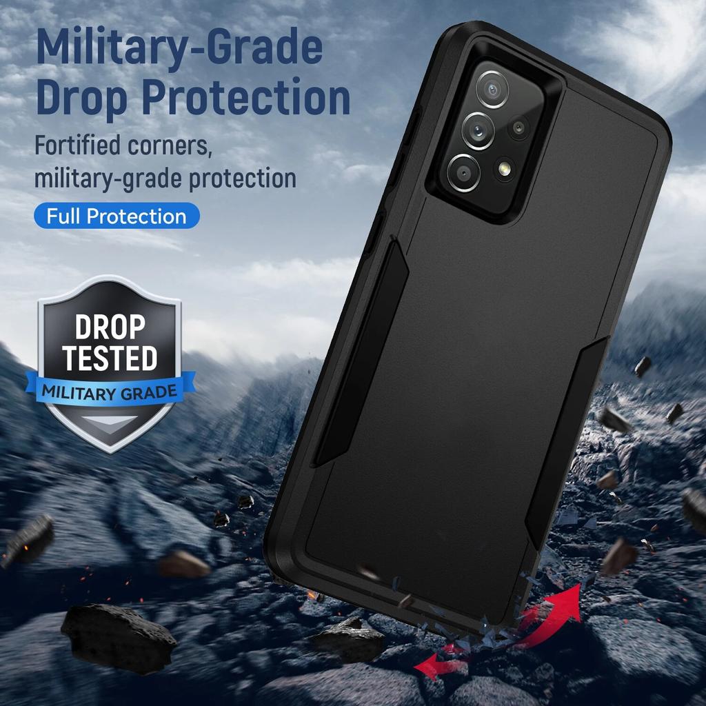 Fall Protective Hard Bag Case for Samsung Galaxy S23 FE 5G S22 Plus S21 Ultra S20 S 23 22 21 Matte Feeling Cell Phone Cover