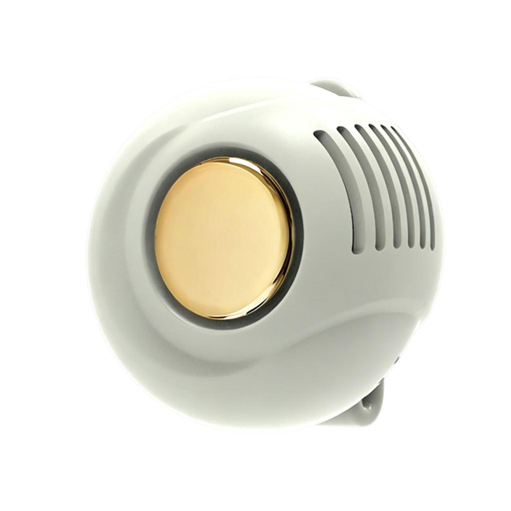 Portable Silent Fan Adjustable 3-Speed Mini Bladeless Electric Fan Waist Clip Whirlwind Fans for Outdoor Sporting