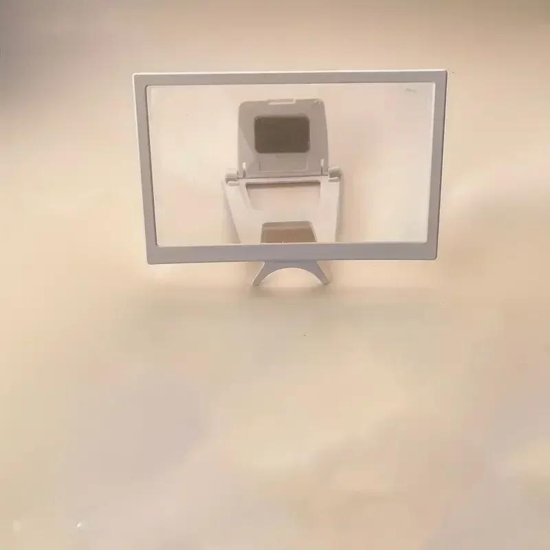 Zvětšovač obrazovky telefonu 3D HD Zesilovač na filmy a videa Držák Zvětšovací obrazovka Chytrý telefon Zvětšovací Zakřivená obrazovka 12 palců