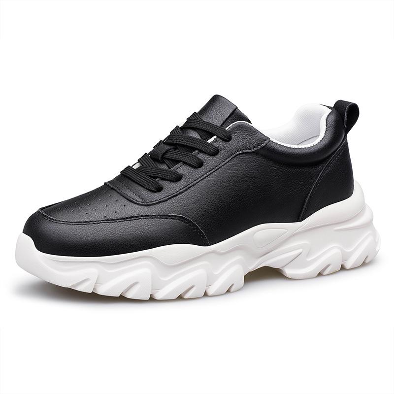 Men's Large Platform Sneakers with 6cm Height Boost, Thick Sole, Casual Sports Design, Suitable for Students and Couples