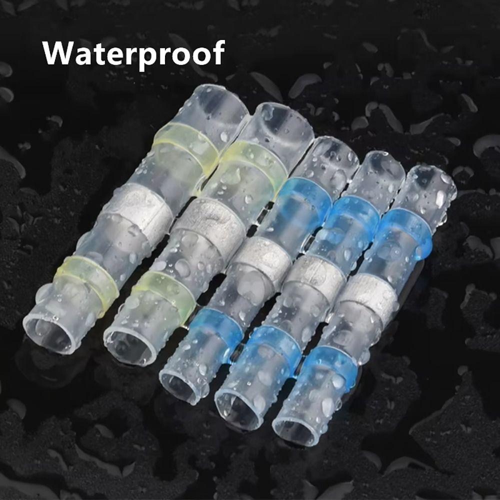 500Pcs/Set With Solder Seal Electrical Wire Terminal Butt Solder Electric Connector Set