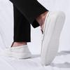 Fashion 2025 Men's Eco-Friendly Leather Casual Shoes New Fashion Streetwear Sneakers Non-Slip Sole & Memory Foam Insole for Daily Wear