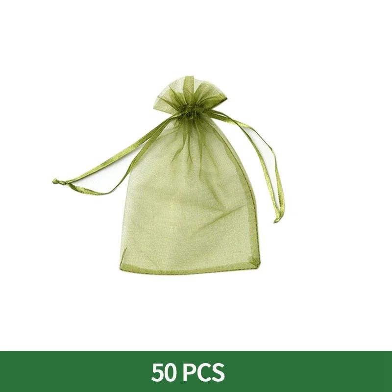 50pcs Fruit Protection Bags Pest Control Anti-Bird Garden Netting Strawberry Bags Mesh Grapes Bag Drawstring Planter Grow Bags