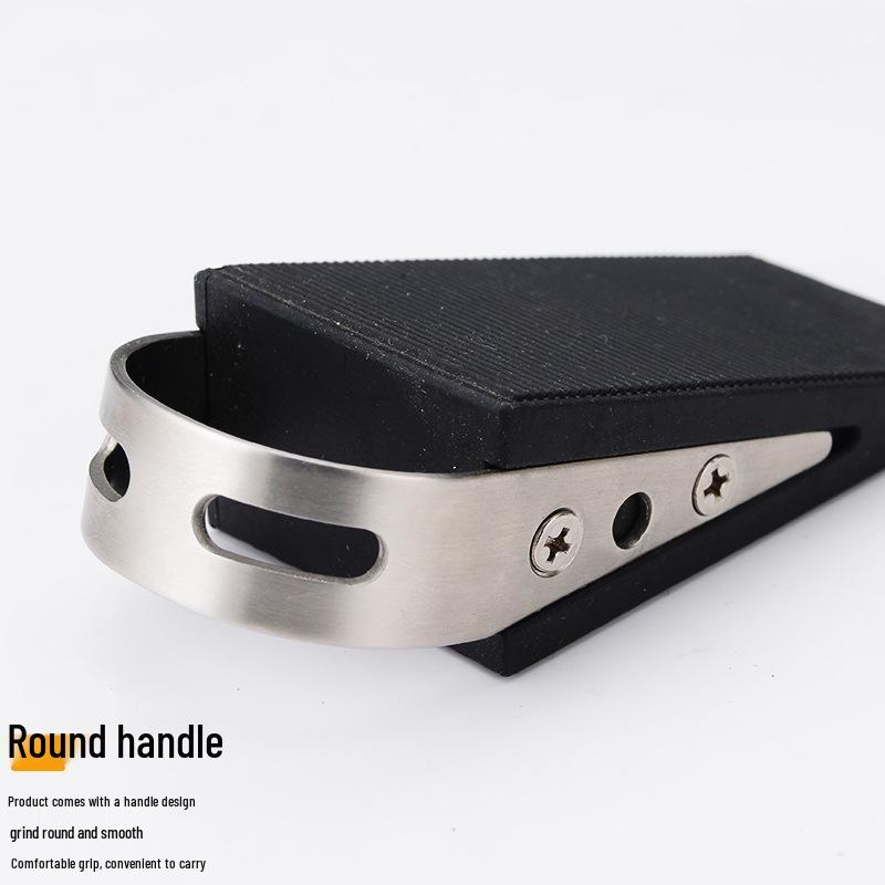 Wooden Windproof Rubber Door Stop & Bumper Holder