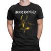 Bathory  Goat Logo Men T Shirt  Vintage Tee Shirt Short Sleeve O Neck TShirt Pure Cotton Printed Clothes