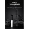 WEST BIKING Mini Portable Bicycle Pump 110PSI Hand Air Pump MTB Road Bike Tire Inflator With Extension Hose Cycling Accesories