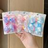 2Pcs/Set New Solid Hairpins Bows for Baby Fashion Bright Hair Accessories Hair Clips Girls Hairpins Children Barrettes