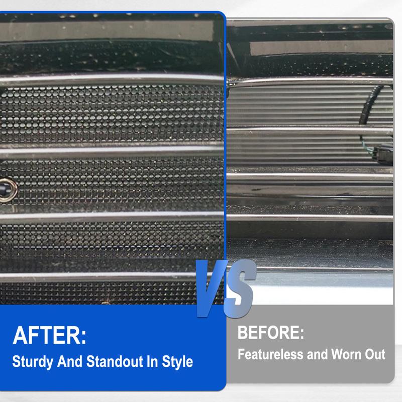 2Pcs Car Front Grille Net ect Screening Mesh Cover Stainless Steel  For BYD Yuan Plus Atto 3 EV   2024