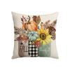 New Pumpkin Letter Print Pillow for Autumn Living Room Sofa Cushion Bedside Bay Window Cushion Cover