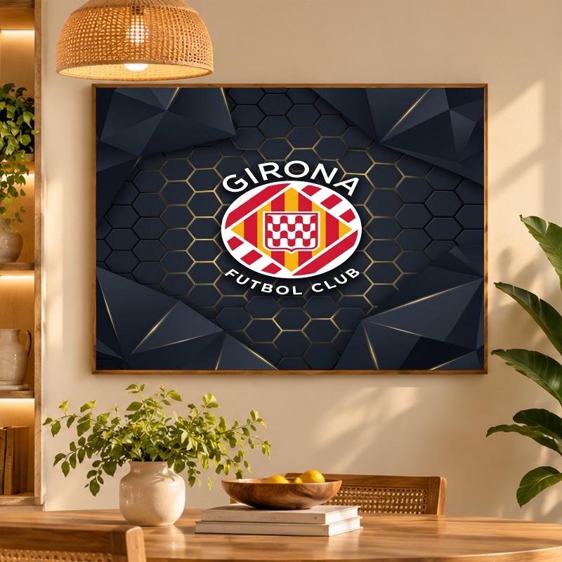 5D Diamond Painting Girona FC DIY Full Drill Diamond Art Kit Home Decoration