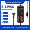 Adjustable 3-12V 5A Power Supply with Display, 60W Stepless Voltage Regulator.