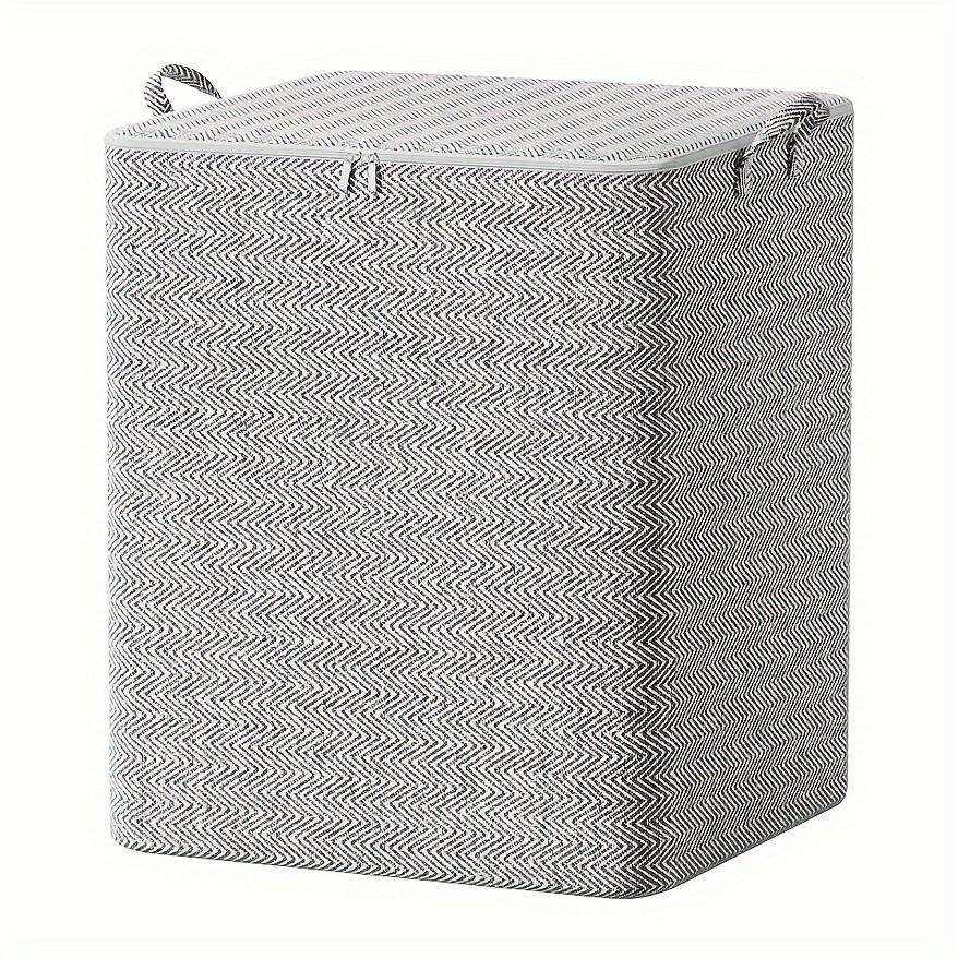 

150L Household Large Capacity Storage Bag Non-woven Material, Closet Wardrobe Organizer Can Be Used For Quilt Clothing, Toys 150L сірий колір