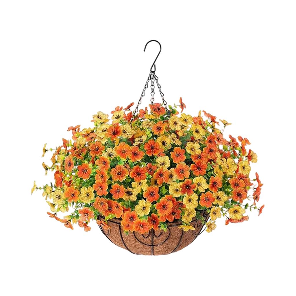 Simulated Flower Basket Decoration Flower Basket Spring Simulated Flower Decoration