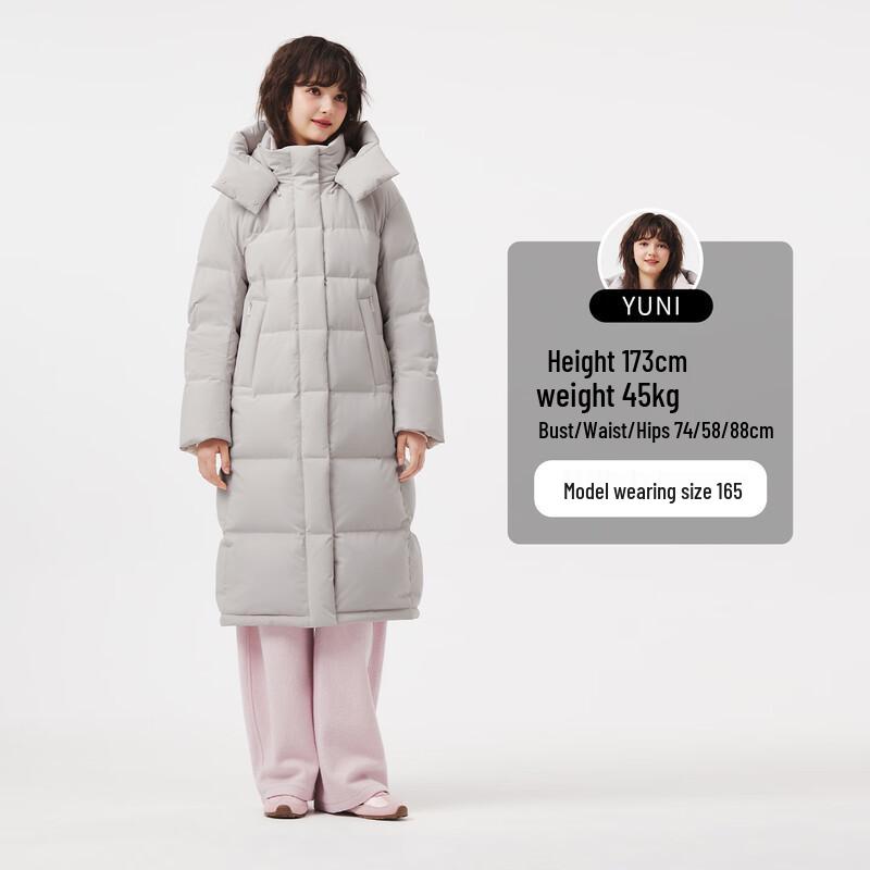 Tanboer Women's Long Loose Down Jacket TB5550888D