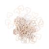 200pcs Heart Embellishments Delicate Hollow Heart Shape Wooden Ornament For Scrapbook Listing DIY Hand Made Crafts