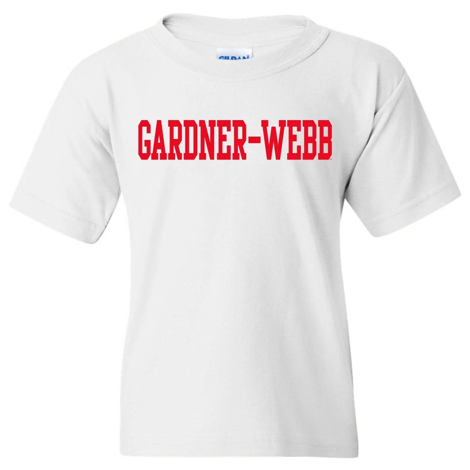 Gardner-Webb Bulldogs Basic Block Youth T-Shirt - White S